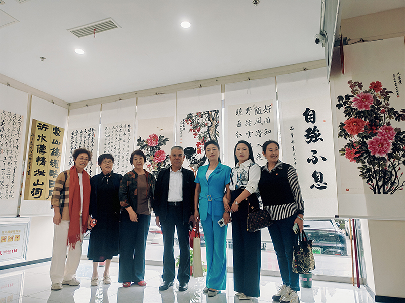 翰墨颂盛世 丹青迎华诞兰山老年书画研究会教育分会国庆书画展开幕 第 16 张
